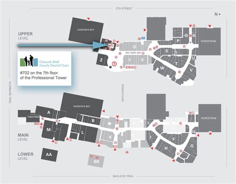 chinook mall directions